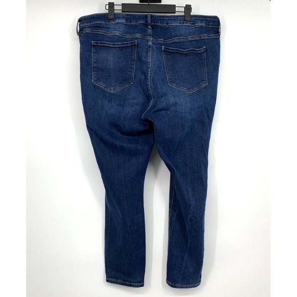 Old Navy Jeans Rockstar Super Skinny Mid Rise Blue Distress - Picture 7 of 10